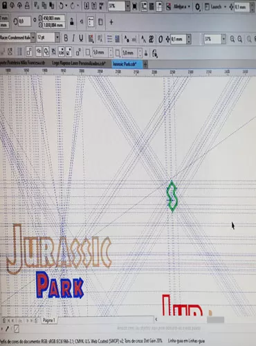 Raposo Laser - Projeto-Jurassic Park - 370X500