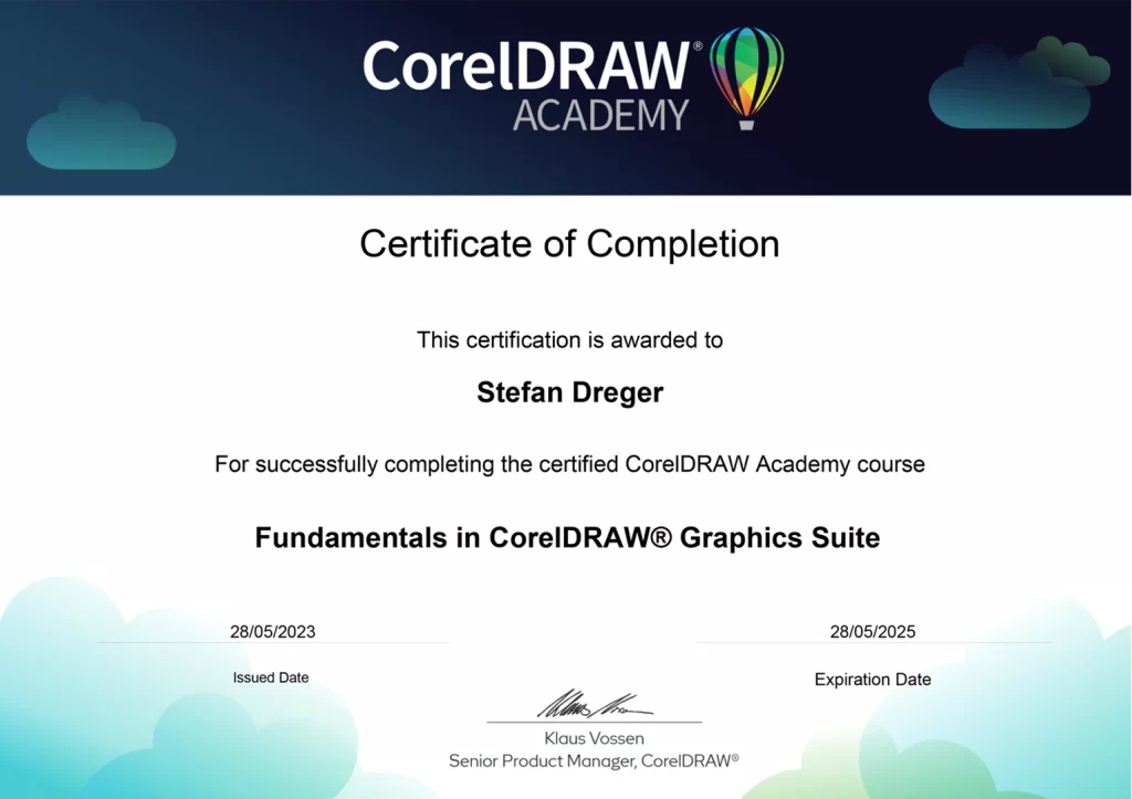 Raposo Laser - Certificado Fundamentals in Corel Draw Graphic Suites - 1530x1080