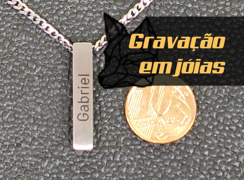 Raposo Laser - Gravação Joias - Pingente Gabriel - Banner 500x370