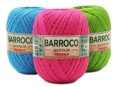 Raposo Laser - Barbantes Barroco Maxcolor - Circulo