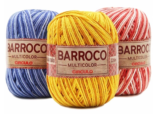 Raposo Laser - Barbantes Barroco Multicolor - Circulo